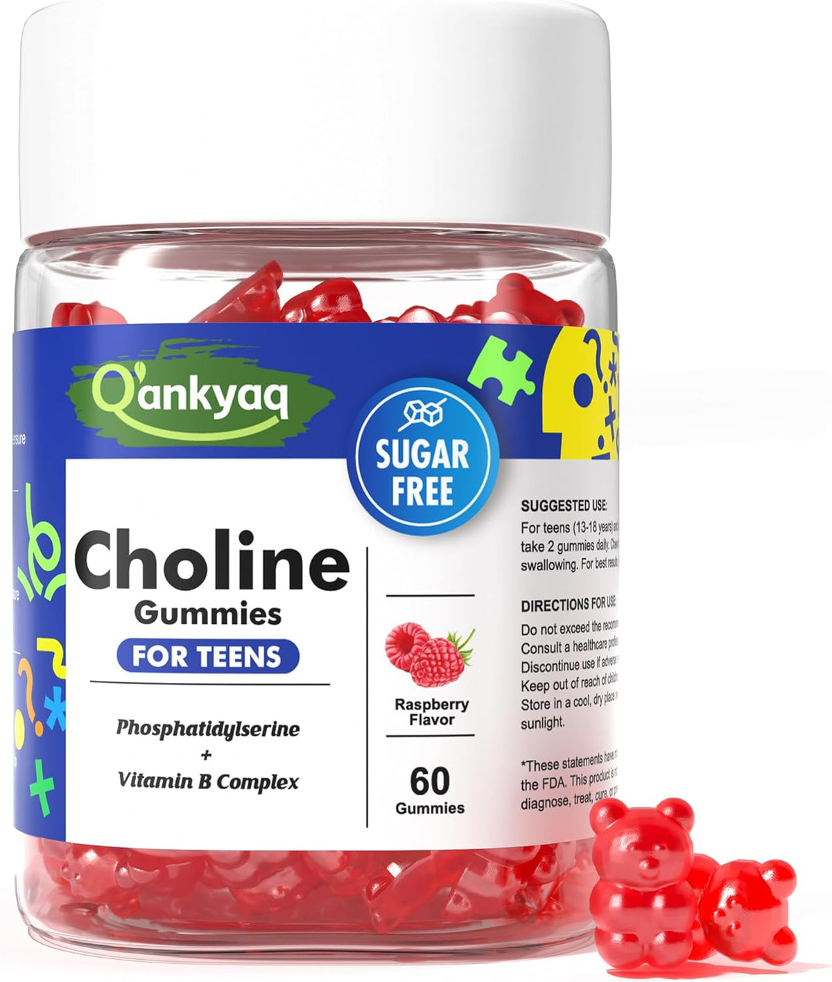 q'ankyaq choline gummies jar, school-year pricing — 1 — q'ankyaq