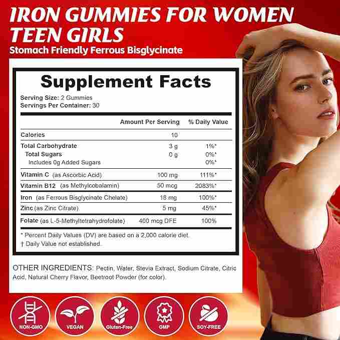 q'ankyaq teen iron gummies, bottle price and timing — 81yRTowjghL. AC SX679 1 — q'ankyaq
